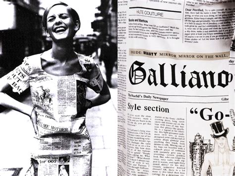 newspaper print dior